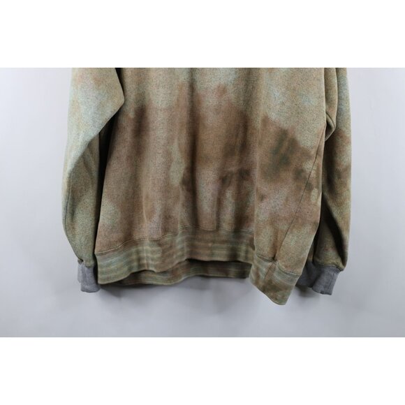 Vtg 90s Mens XL Distressed Acid Wash Michigan State University Hoodie Sweatshirt - Picture 14 of 14